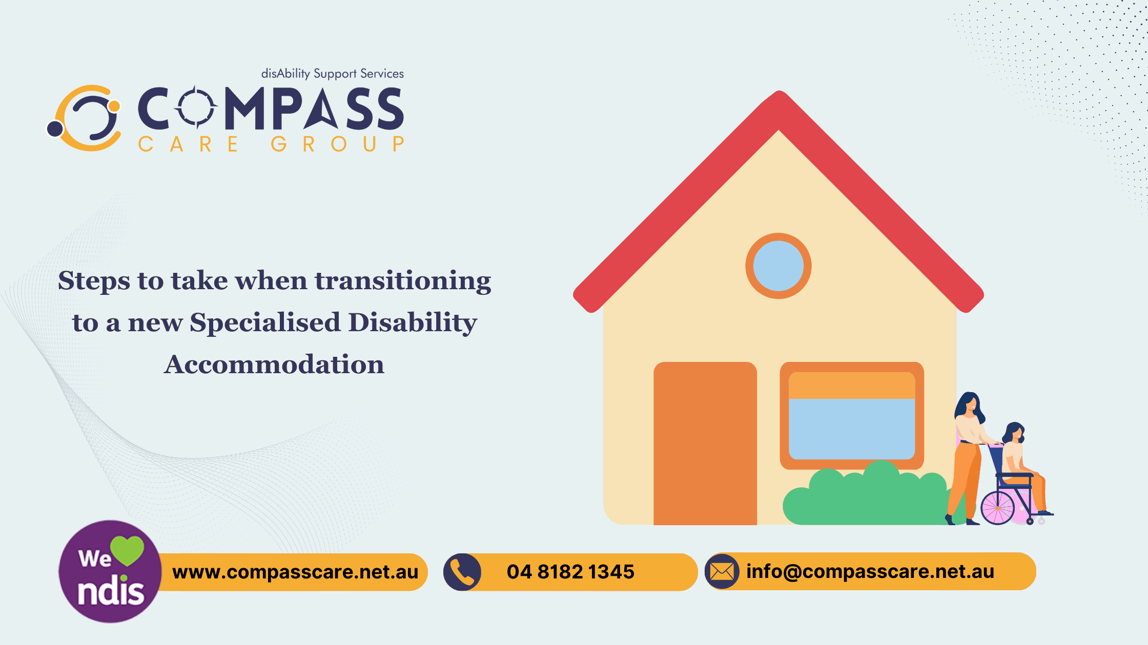 Steps to take when transitioning to a new Specialised Disability Accommodation