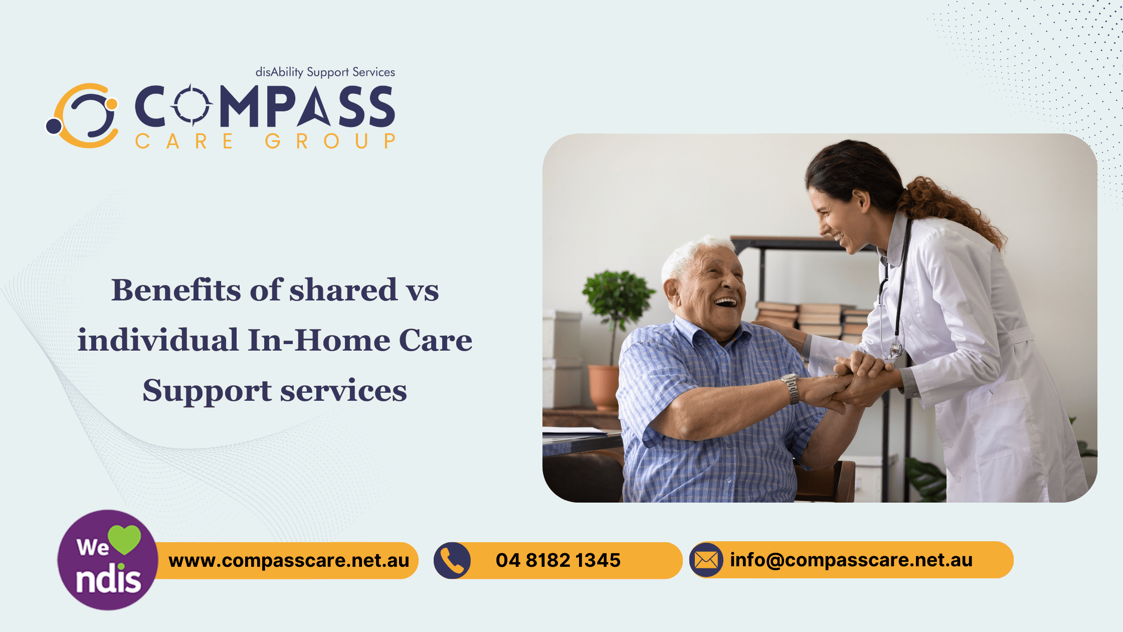 Benefits of shared vs individual In-Home Care Support services