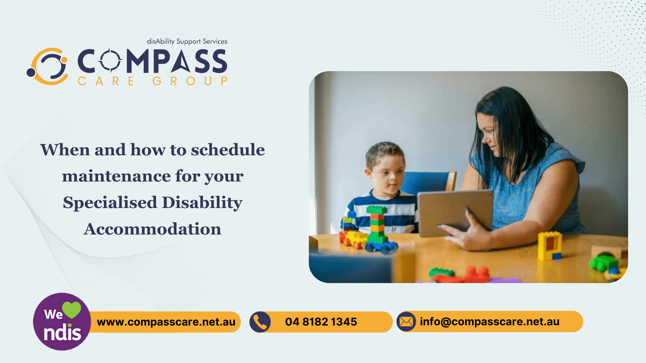 When and how to schedule maintenance for your Specialised Disability Accommodation